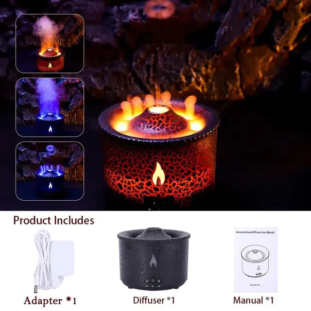 Volcanic Flame Humidifier Diffuser