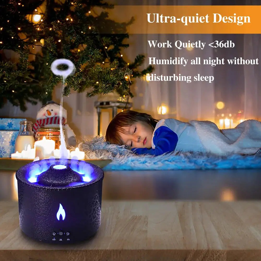 Volcanic Flame Humidifier Diffuser