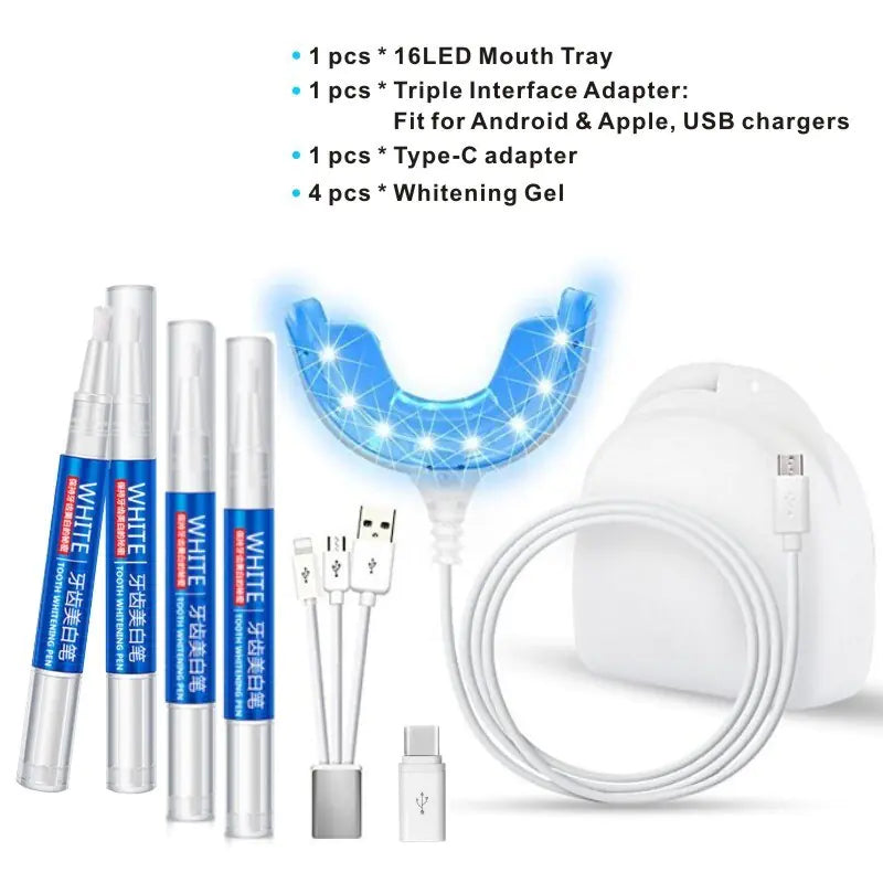 Blue Light Teeth Whitening Kit